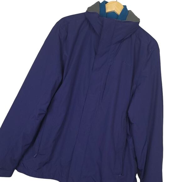 L.L. Bean Men's 3 in 1 Jacket Sz Large Hooded Parka w/ Removable Fleece Jacket - Picture 1 of 16